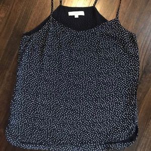 Loft Navy/White Racerback Top - M